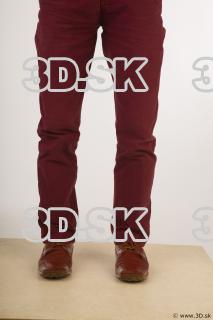 Calf red trousers of Sidney 0001